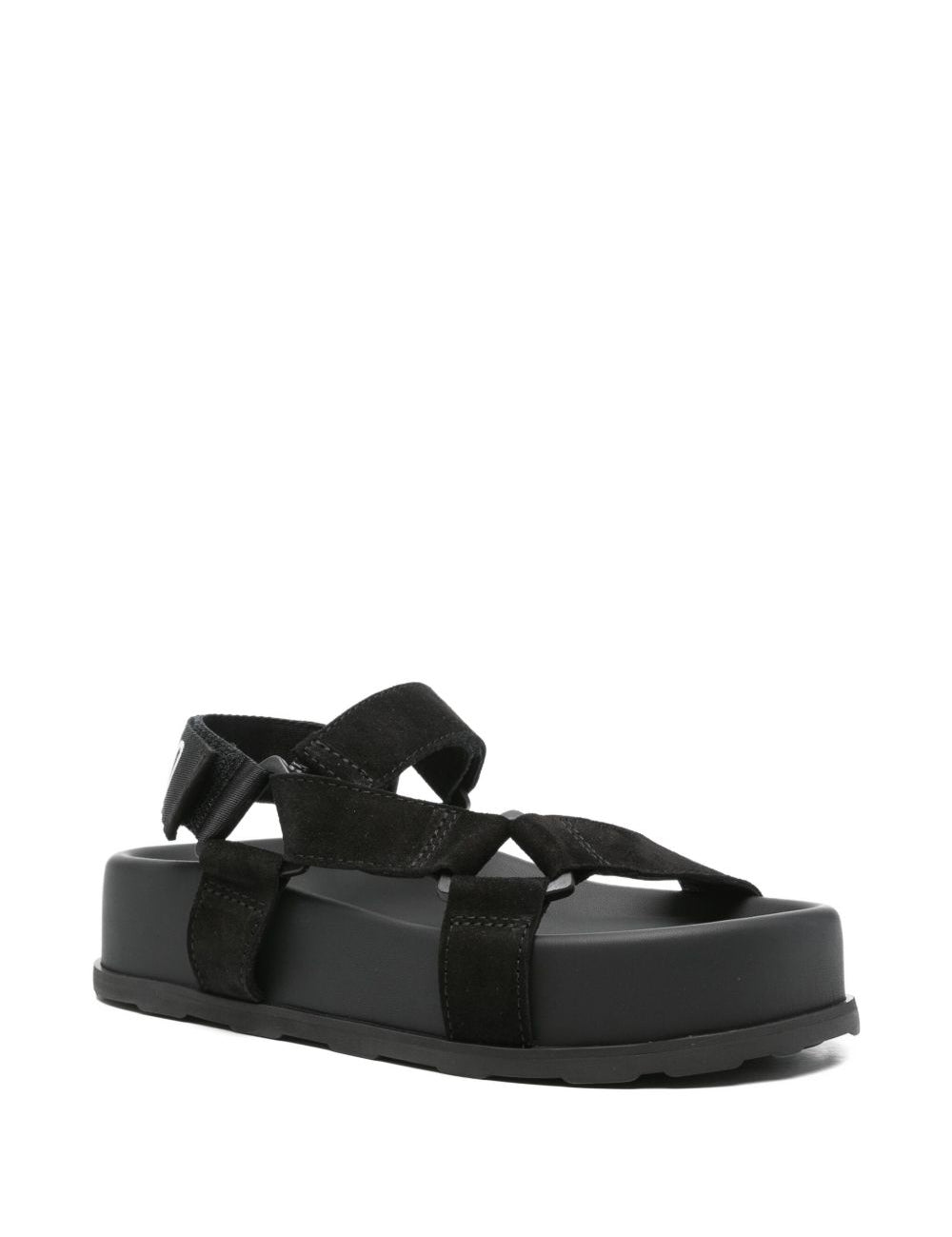 Sandali con cinturino e platform in nero Moschino- donna 