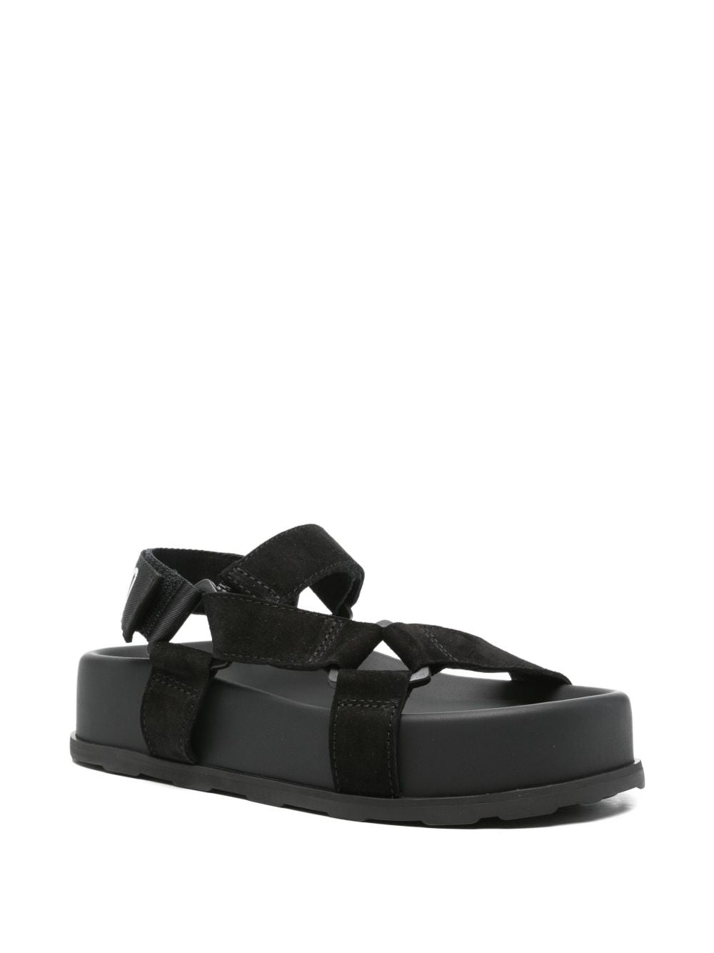 Sandali con cinturino e platform in nero Moschino- donna 