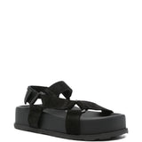 Sandali con cinturino e platform in nero Moschino- donna 