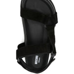 Sandali con cinturino e platform in nero Moschino- donna 