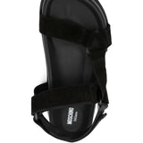 Sandali con cinturino e platform in nero Moschino- donna 