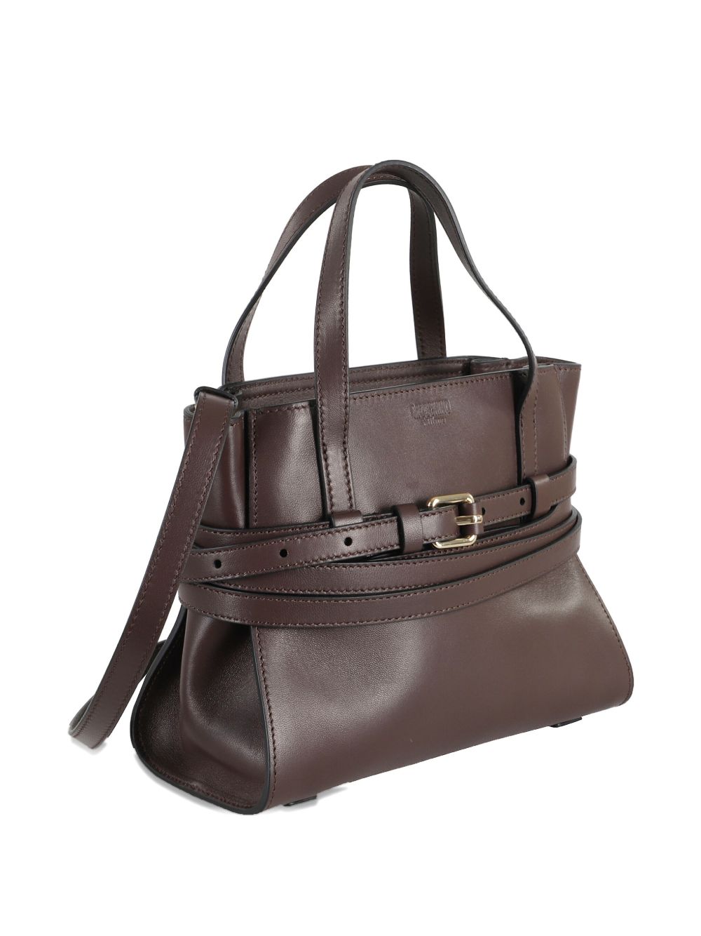 Borsa Tie Me piccola in marrone Moschino - donna 