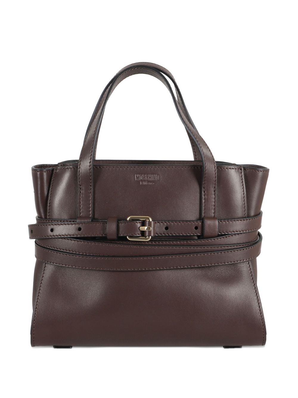 Borsa Tie Me piccola in marrone Moschino - donna 