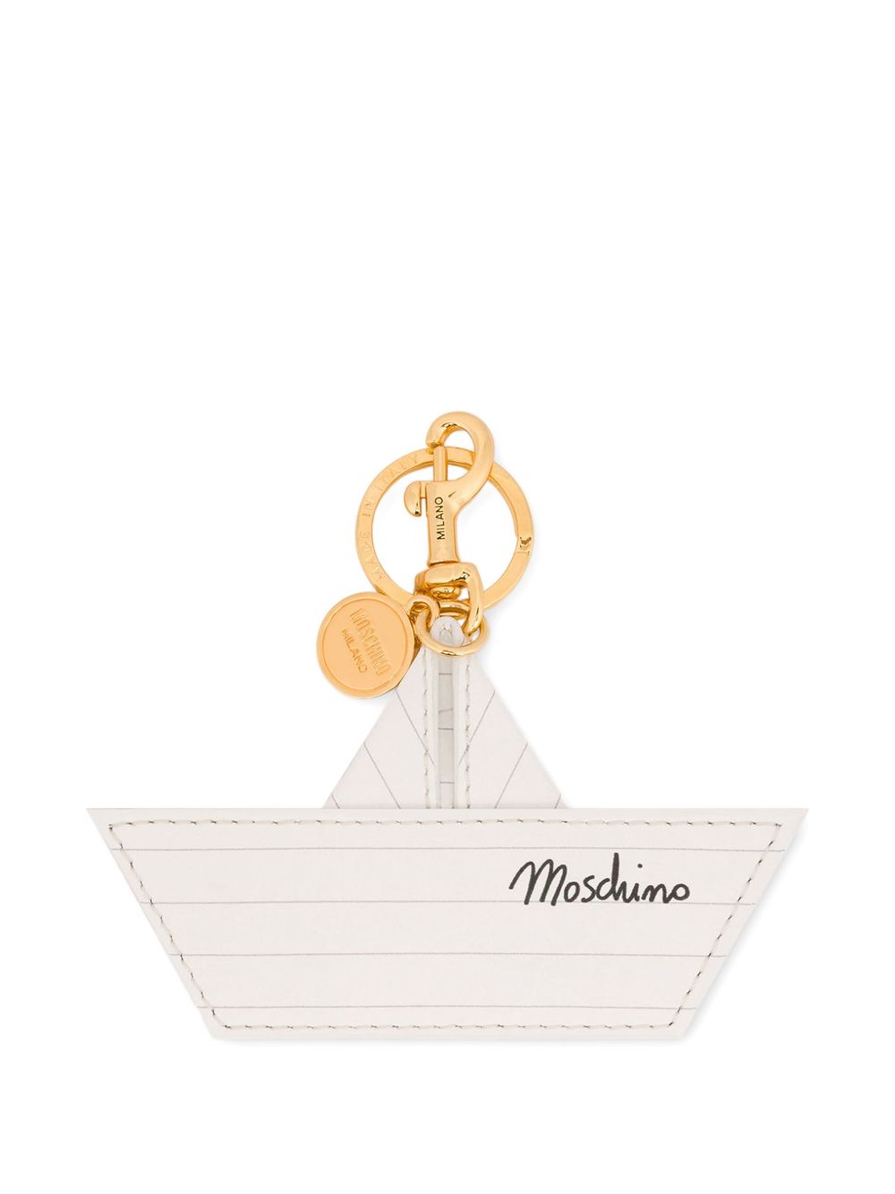 White boat keychain Moschino - donna 