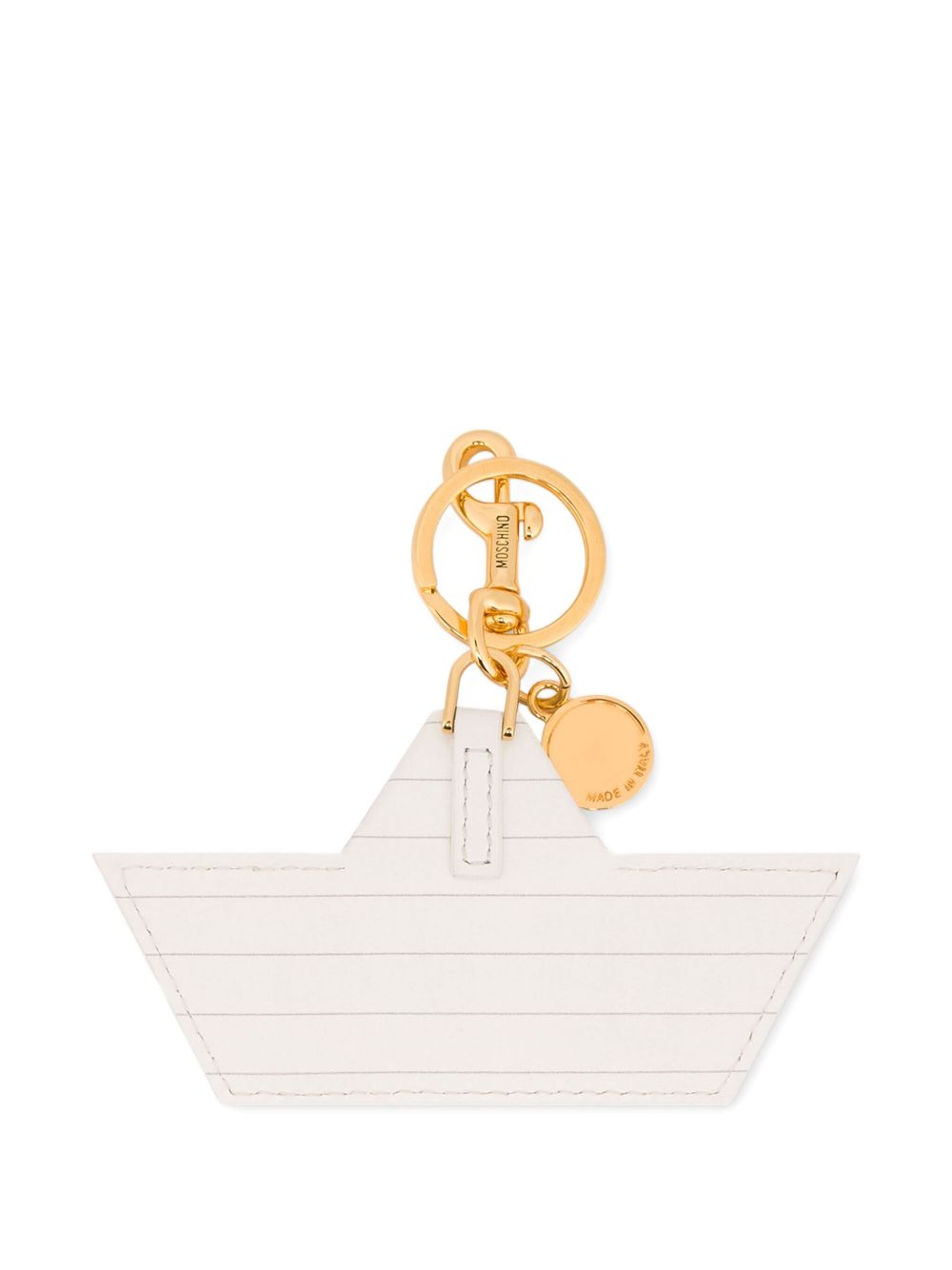 White boat keychain Moschino - donna 