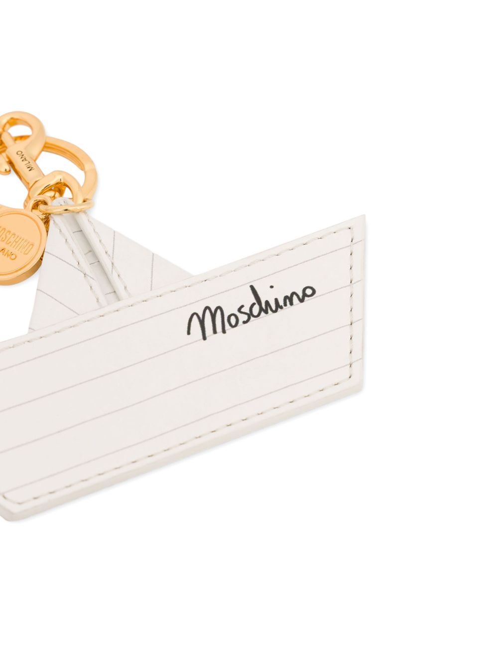 White boat keychain Moschino - donna 