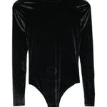 Body a collo alto in nero Mugler - donna 