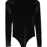 Body a collo alto in nero Mugler - donna 