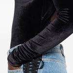 Body a collo alto in nero Mugler - donna 