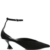 Décolleté con cinturino alla caviglia fang in nero Mugler - donna 