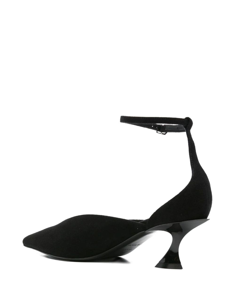 Décolleté con cinturino alla caviglia fang in nero Mugler - donna 