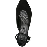 Décolleté con cinturino alla caviglia fang in nero Mugler - donna 