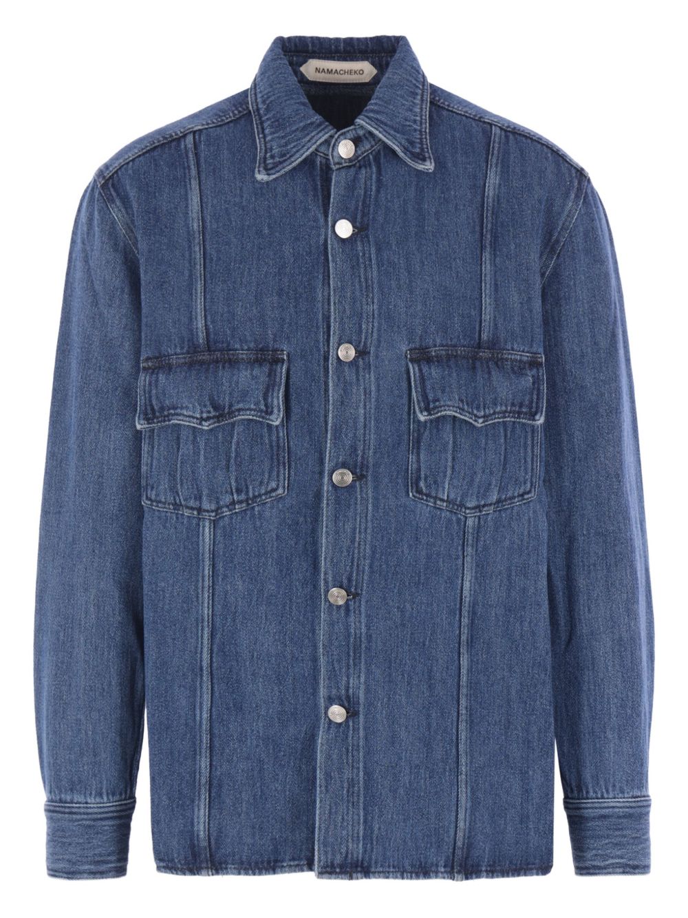 Camicia denim Han in blu Namacheko - uomo 