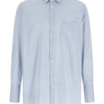 Camicia a righe in azzurro Namacheko - uomo 