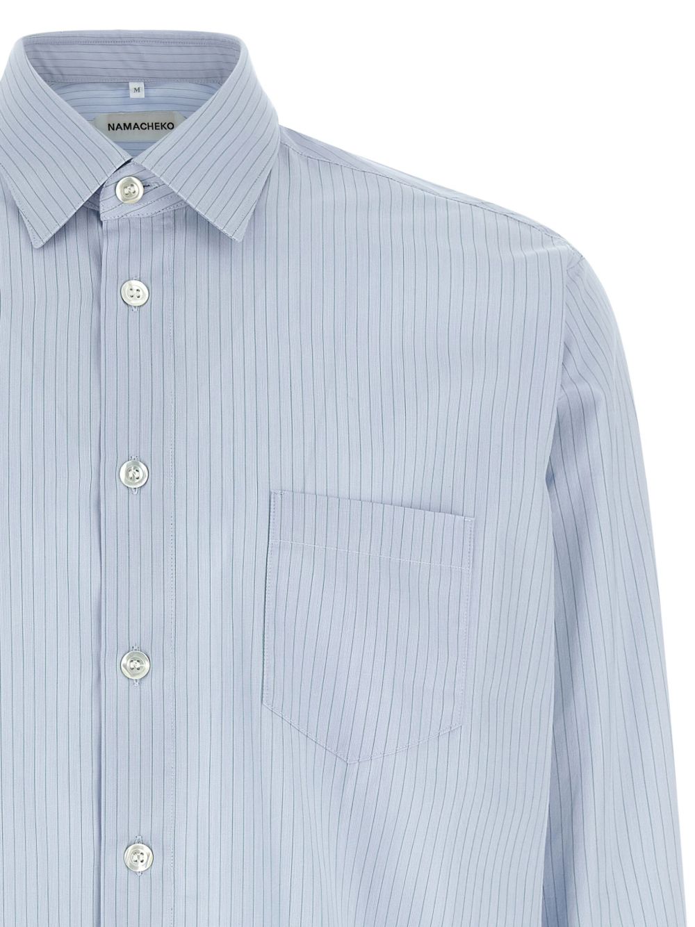 Camicia a righe in azzurro Namacheko - uomo 