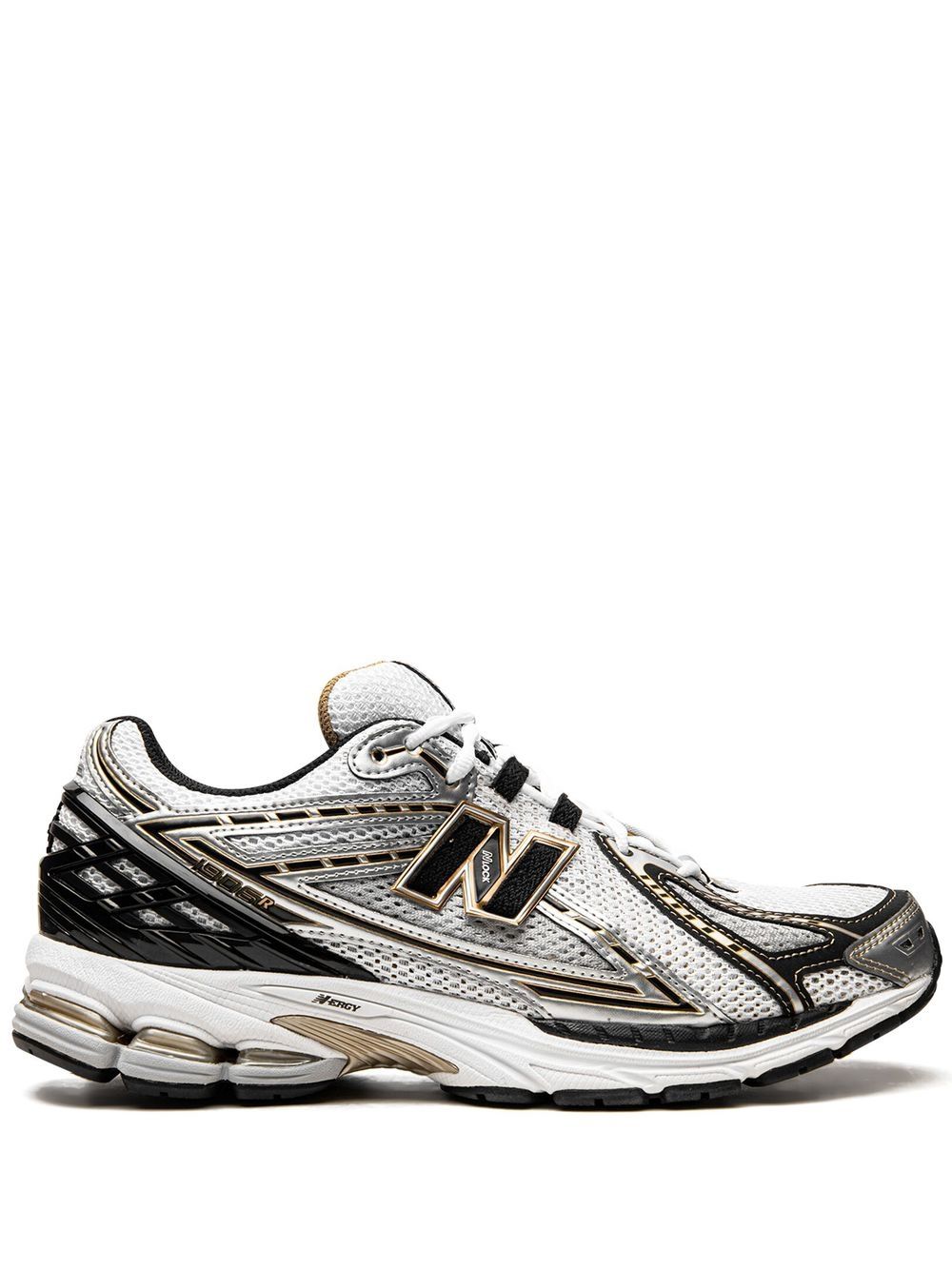 Sneakers basse 1906 in argento, oro e nero - unisex 