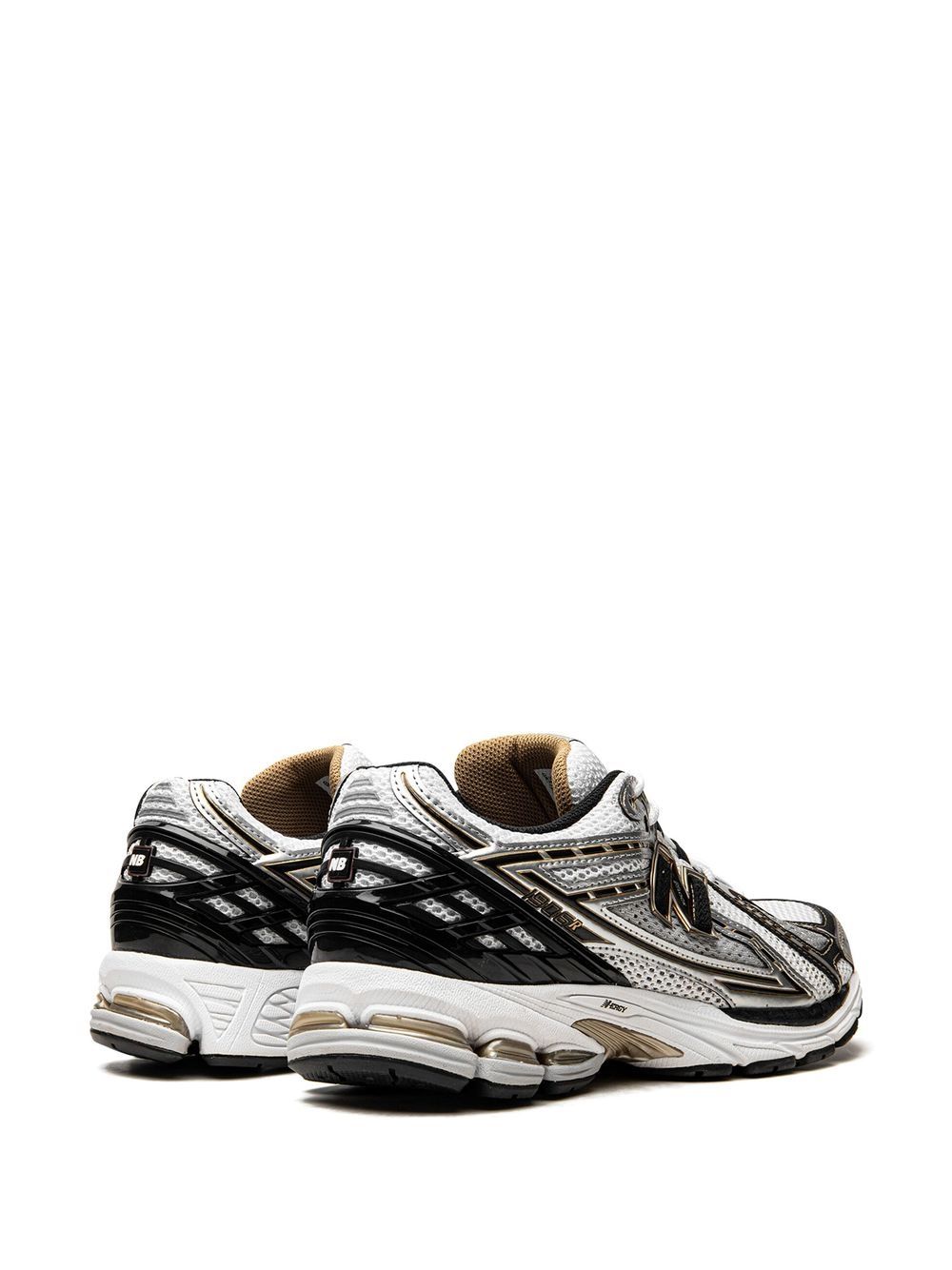 Sneakers basse 1906 in argento, oro e nero - unisex 