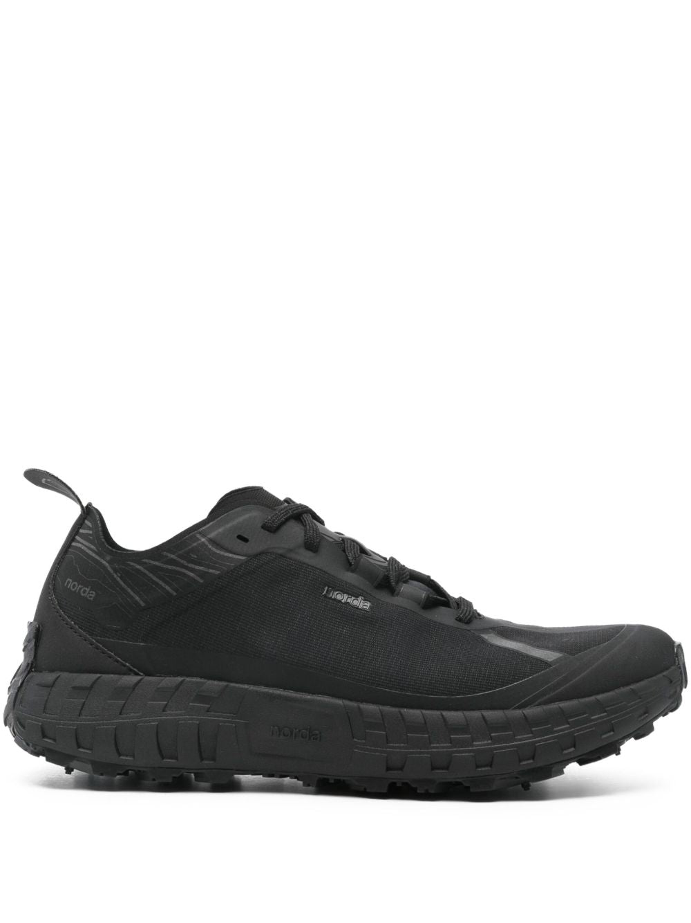Sneakers con logo in nero Norda - uomo 