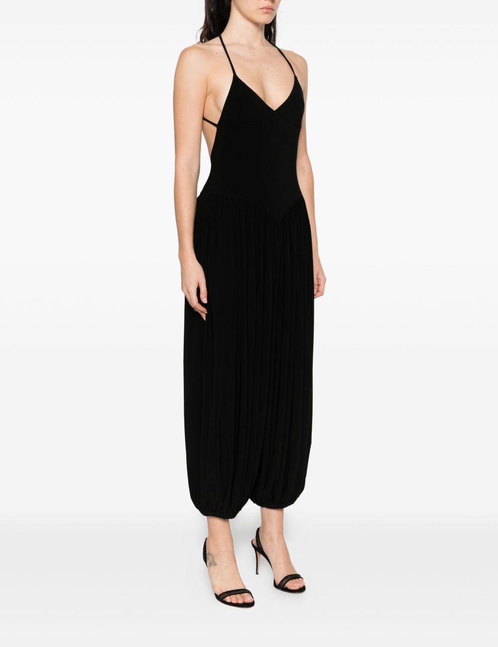 Tuta intera Kenny in nero Norma Kamali - donna 