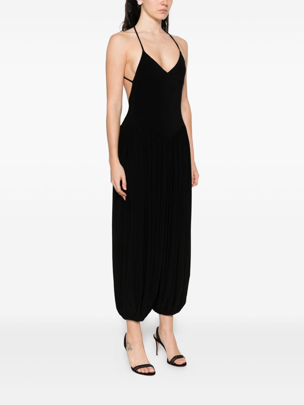 Tuta intera Kenny in nero Norma Kamali - donna 