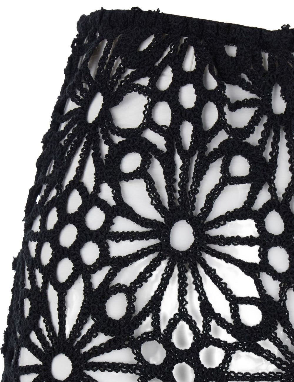 Pantaloni all'uncinetto in nero Norma Kamali - donna 