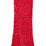 Gonna in pizzo floreale in rosso Norma kamali - donna 