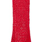 Gonna in pizzo floreale in rosso Norma kamali - donna 