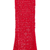 Gonna in pizzo floreale in rosso Norma kamali - donna 