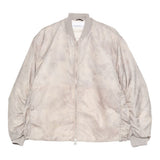 Bomber con zip in beige Oamc peacemaker - uomo 