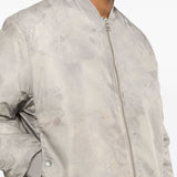 Bomber con zip in beige Oamc peacemaker - uomo 