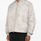 Bomber con zip in beige Oamc peacemaker - uomo 