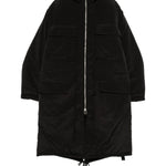 Cappotto con caqppuccio in nero Oamc peacemaker - uomo 