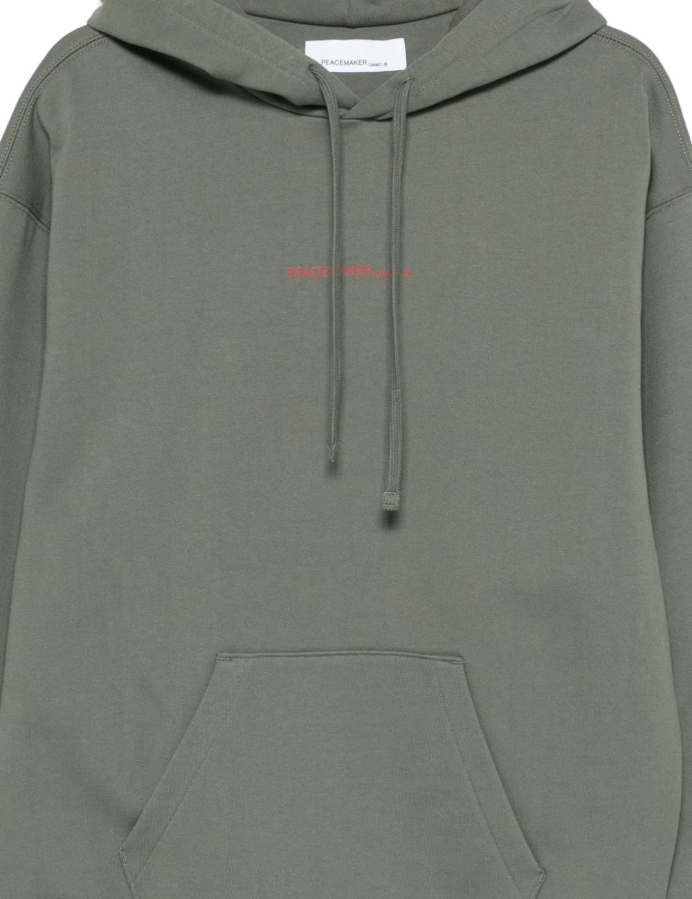 Felpa con cappuccio pigeon in grigio Oamc peacemaker - uomo 