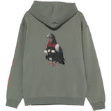 Felpa con cappuccio pigeon in grigio Oamc peacemaker - uomo 