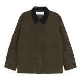Giacca con colletto a contrasto in verde Oamc peacemaker - men 