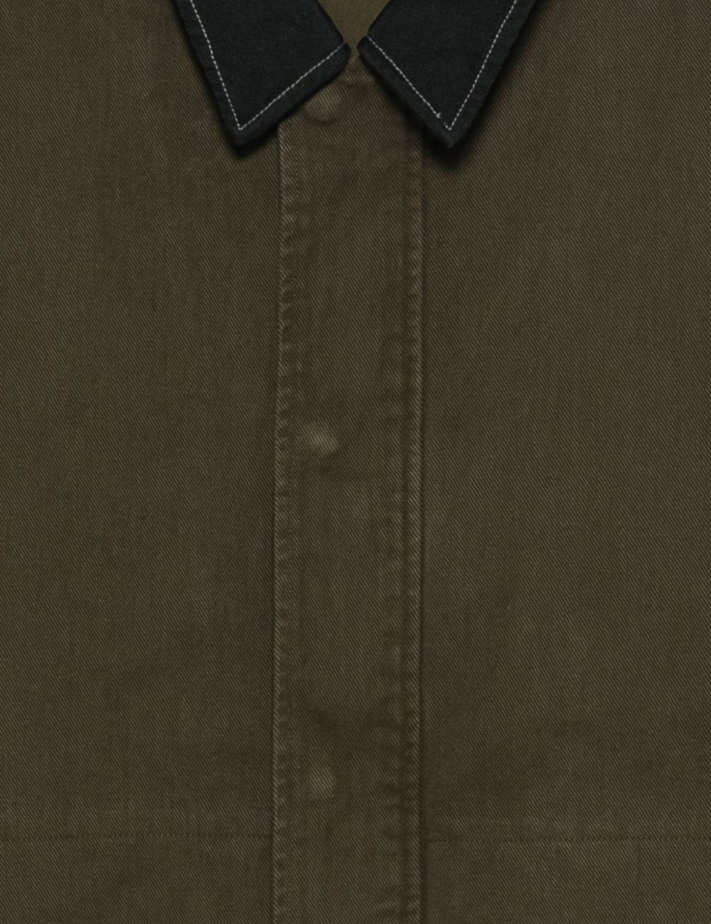 Giacca con colletto a contrasto in verde Oamc peacemaker - men 