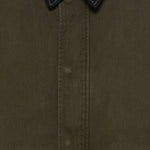 Giacca con colletto a contrasto in verde Oamc peacemaker - men 
