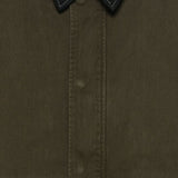 Giacca con colletto a contrasto in verde Oamc peacemaker - men 