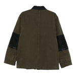 Giacca con colletto a contrasto in verde Oamc peacemaker - men 