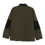 Giacca con colletto a contrasto in verde Oamc peacemaker - men 