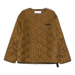 Giacca trapuntata con zip in marrone Oamc Peacemaker - uomo 