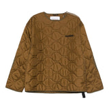 Giacca trapuntata con zip in marrone Oamc Peacemaker - uomo 