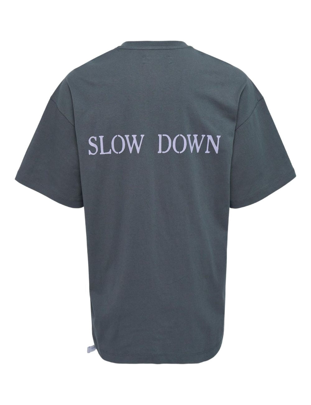 T-shirt con stampa in grigio Oamc Peacemaker - uomo 