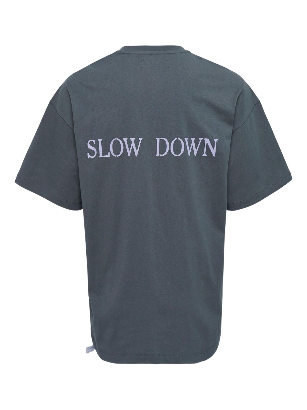 T-shirt con stampa in grigio Oamc Peacemaker - uomo 