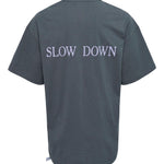 T-shirt con stampa in grigio Oamc Peacemaker - uomo 