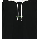 Felpa con cappuccio dynamo in nero e bianco Oamc peacemaker - uomo 