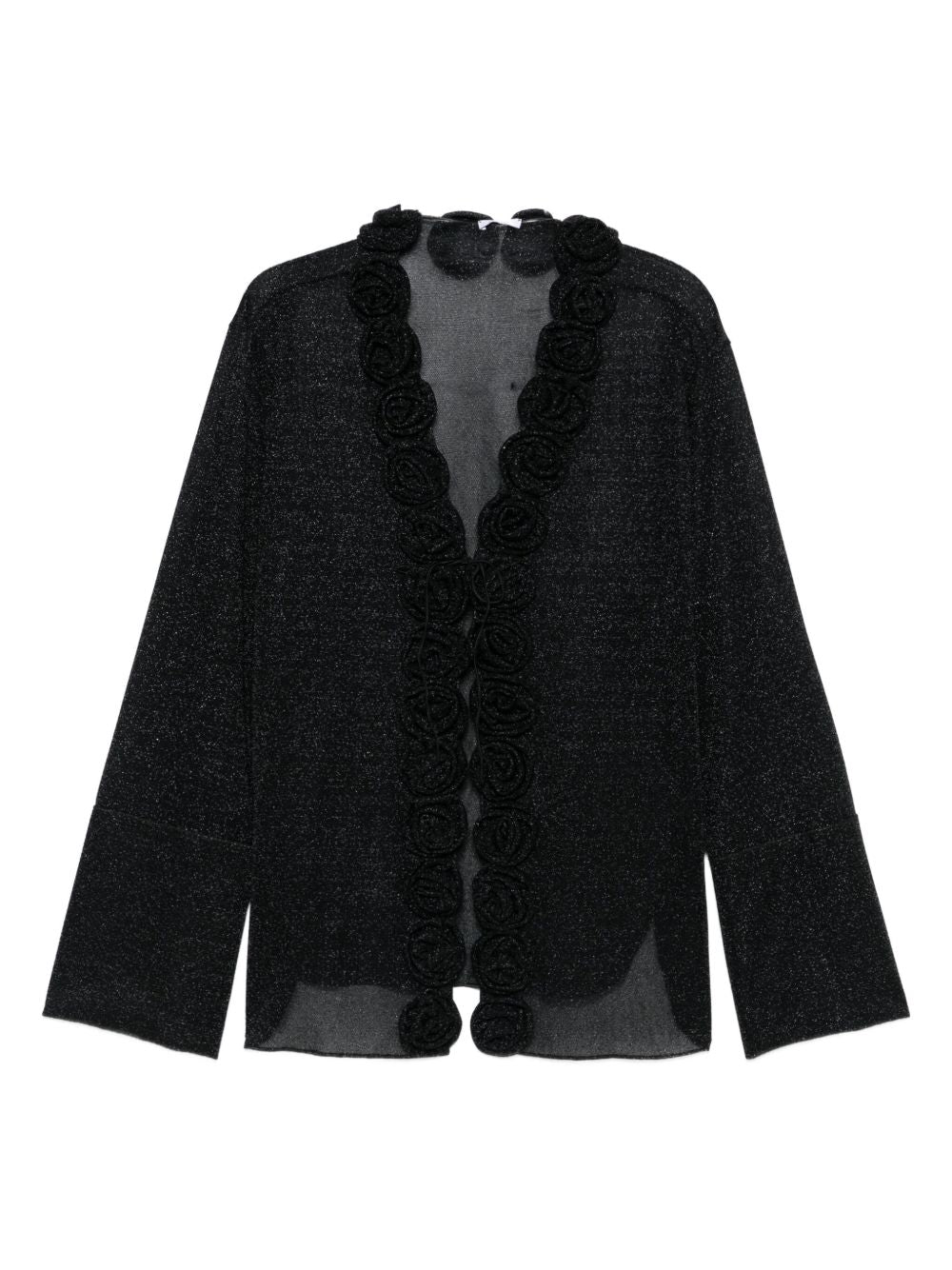 Blusa con decorazione in nero Oséree - donna 