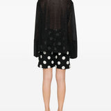 Blusa con decorazione in nero Oséree - donna 