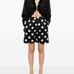 Blusa con decorazione in nero Oséree - donna 