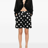 Blusa con decorazione in nero Oséree - donna 